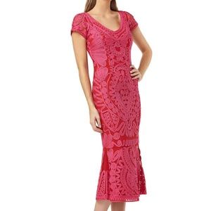 JS Collections SHORT SLEEVE MINI DRESS